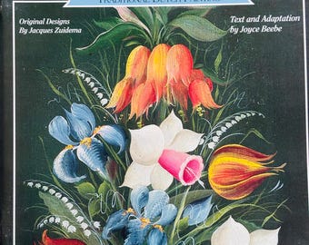 Tole Painting Book Pattern - Priscilla Presents Assendelfter - Traditional Dutch Painting - Flowers Tulips