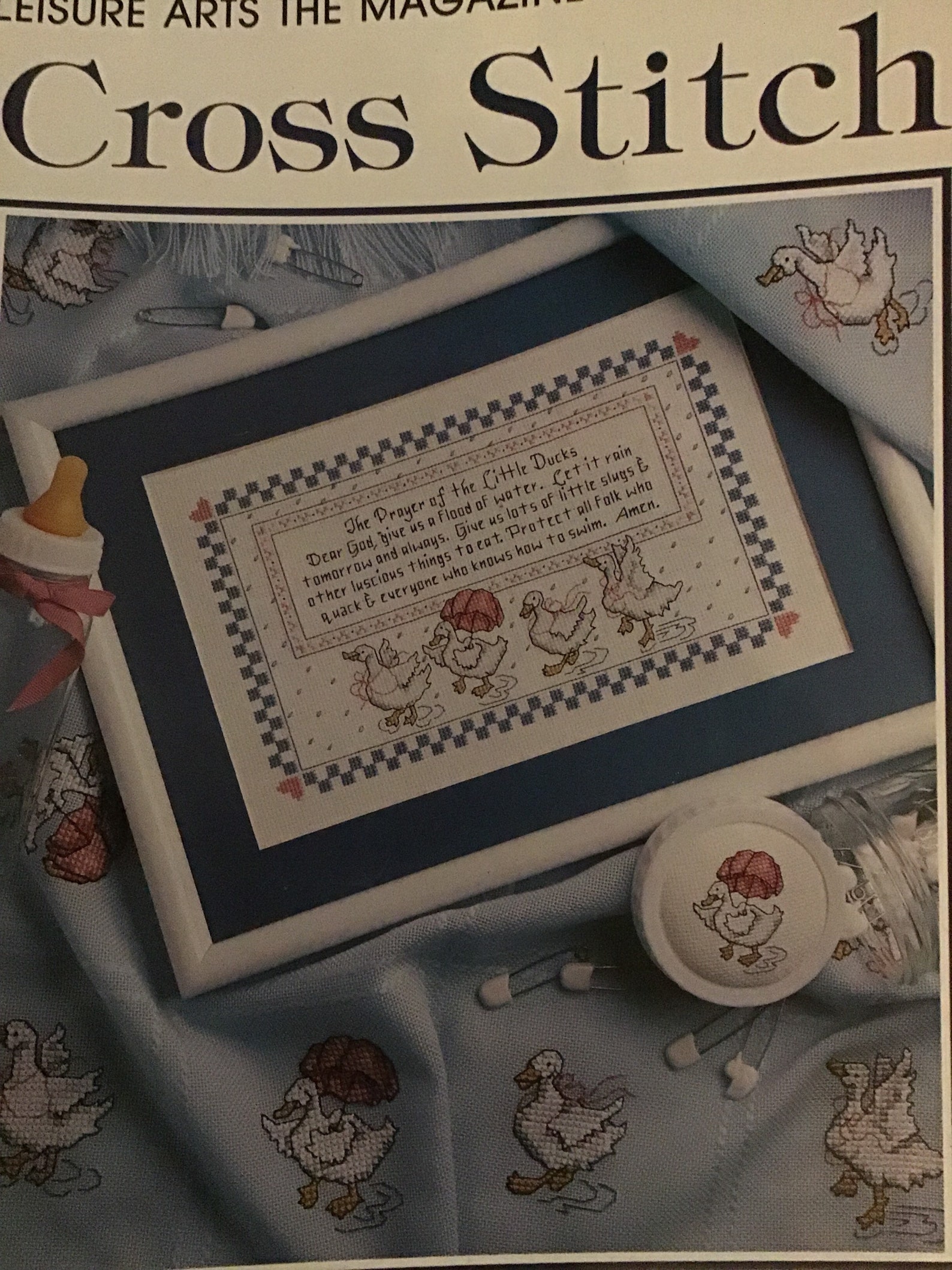 Leisure Arts Cross Stitch Pattern Book Magazine 30 All New Etsy