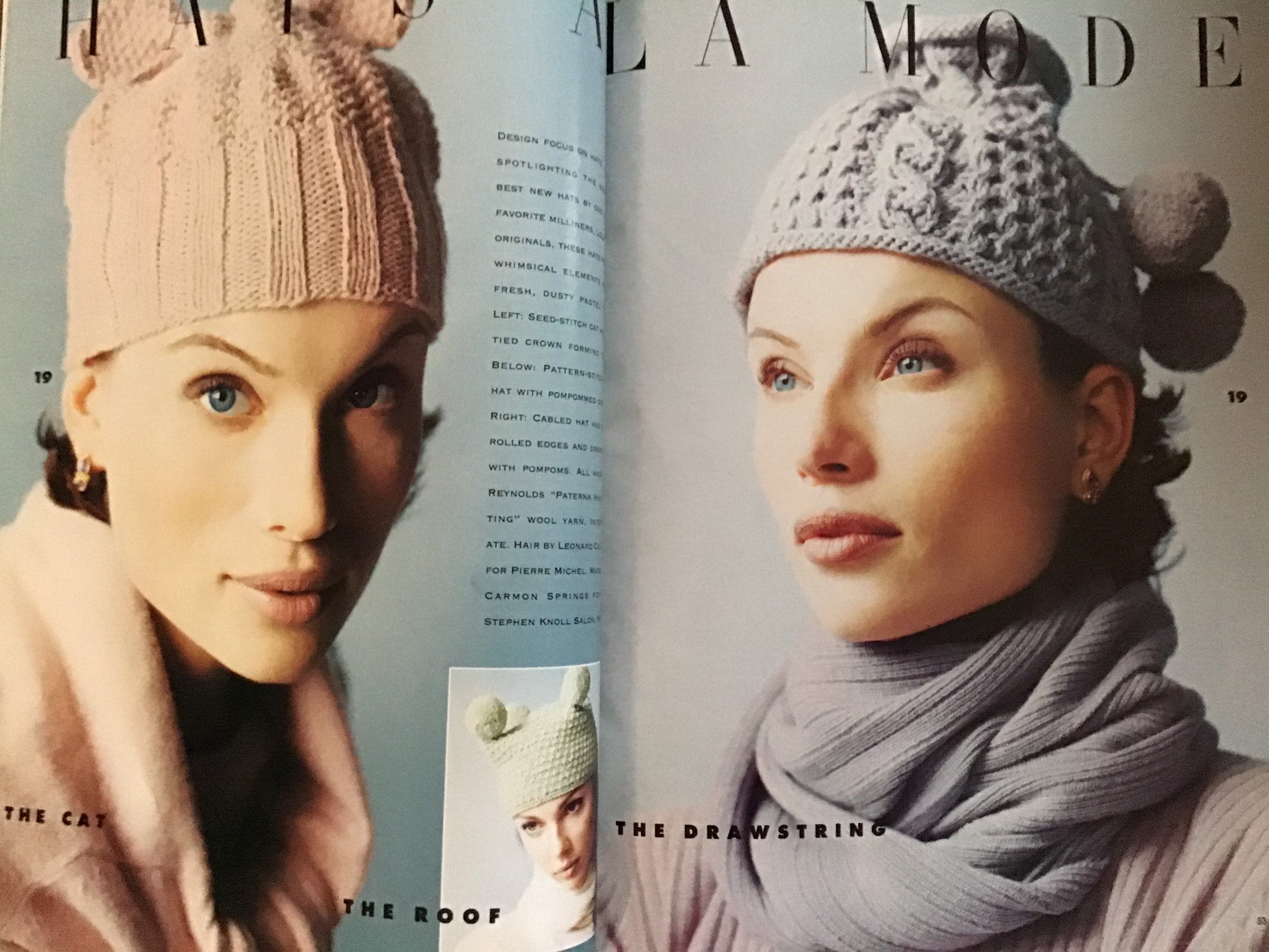 Vogue Knitting International Magazine Pattern Fall 1993  display picture 2