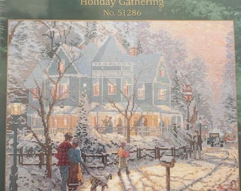 Cross Stitch Pattern Kit - Thomas Kinkade Painter of Light-   Size 14 x 11” (35.6 x 27.9 cm)  - New - Sealed
