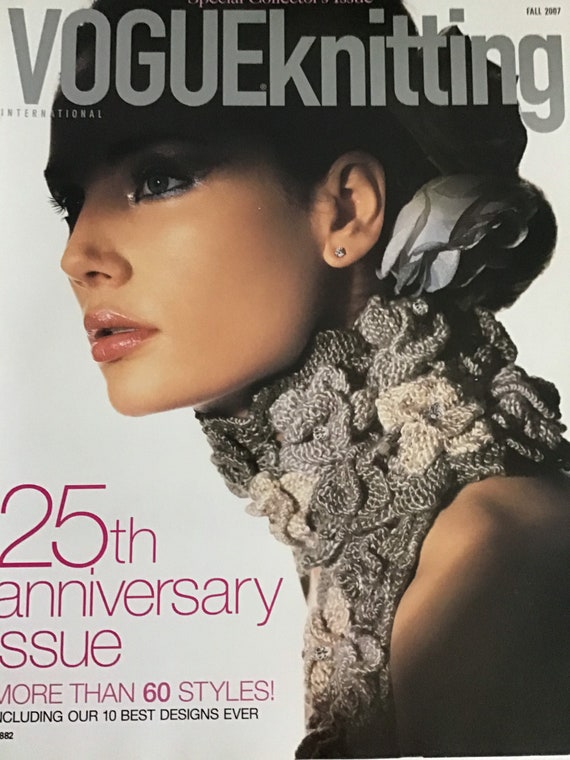 Vogue Knitting International Magazine Fall 2007 Special Edition 25th  Anniversary 50 Designs Sweater Dress Jacket Pants 