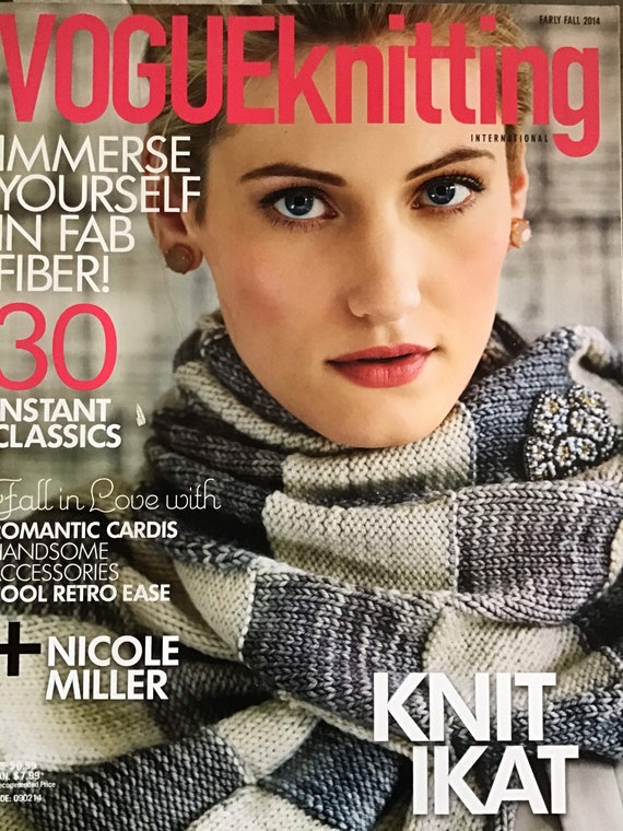Vogue Knitting International Magazine Early Fall 2014 Etsy