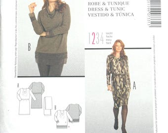 Sewing Pattern Burda 7331  Women’s Dress & Tunic - Size 18-20-22-24-26-28-30-32 - Uncut FF