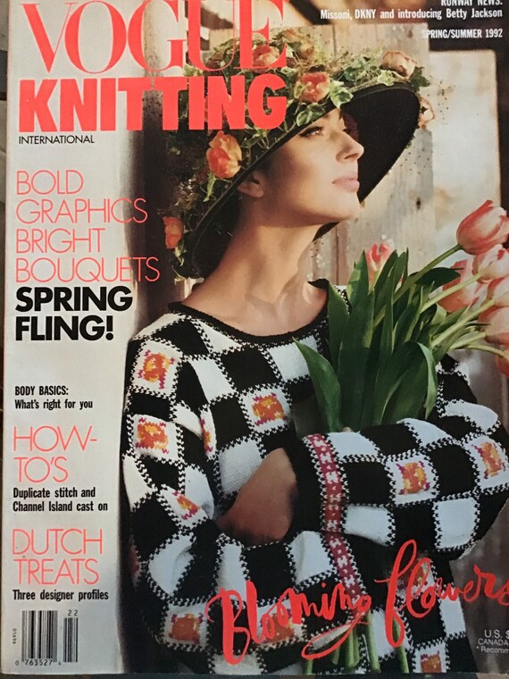 Vogue Knitting International Magazine Spring Summer 1992 Etsy