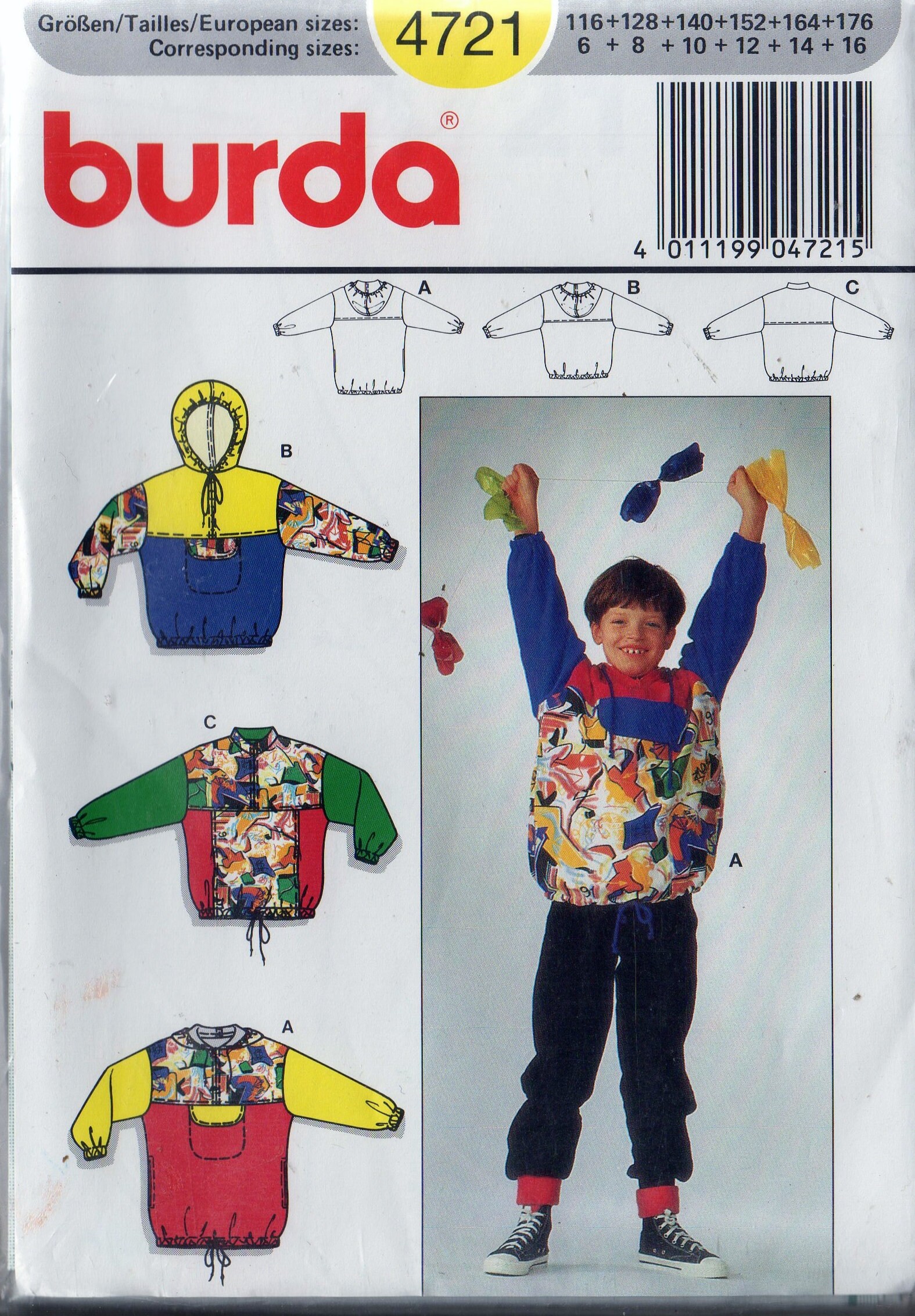 Sewing Pattern Burda 4721 Sewing Pattern Children's Girls Etsy Canada