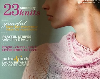 Interweave Knits Summer 2012 Knitting Pattern Women's Cardigan Dress