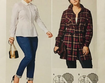 Sewing Pattern Burda 6488  Women’s Blouse - Size 18-20-22-24-26-28 - Uncut FF