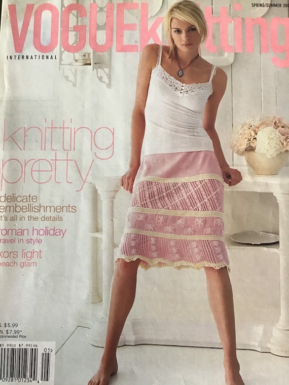 Vogue Knitting International Magazine Pattern Spring Summer Etsy