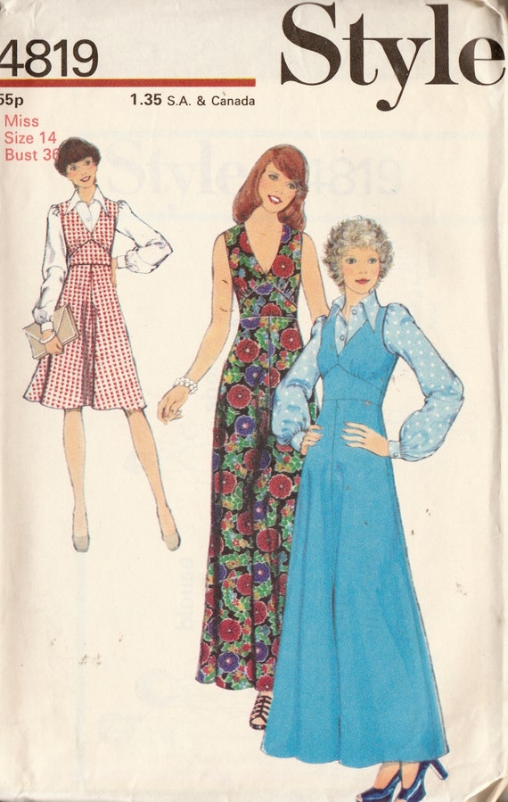 full length pinafore dress