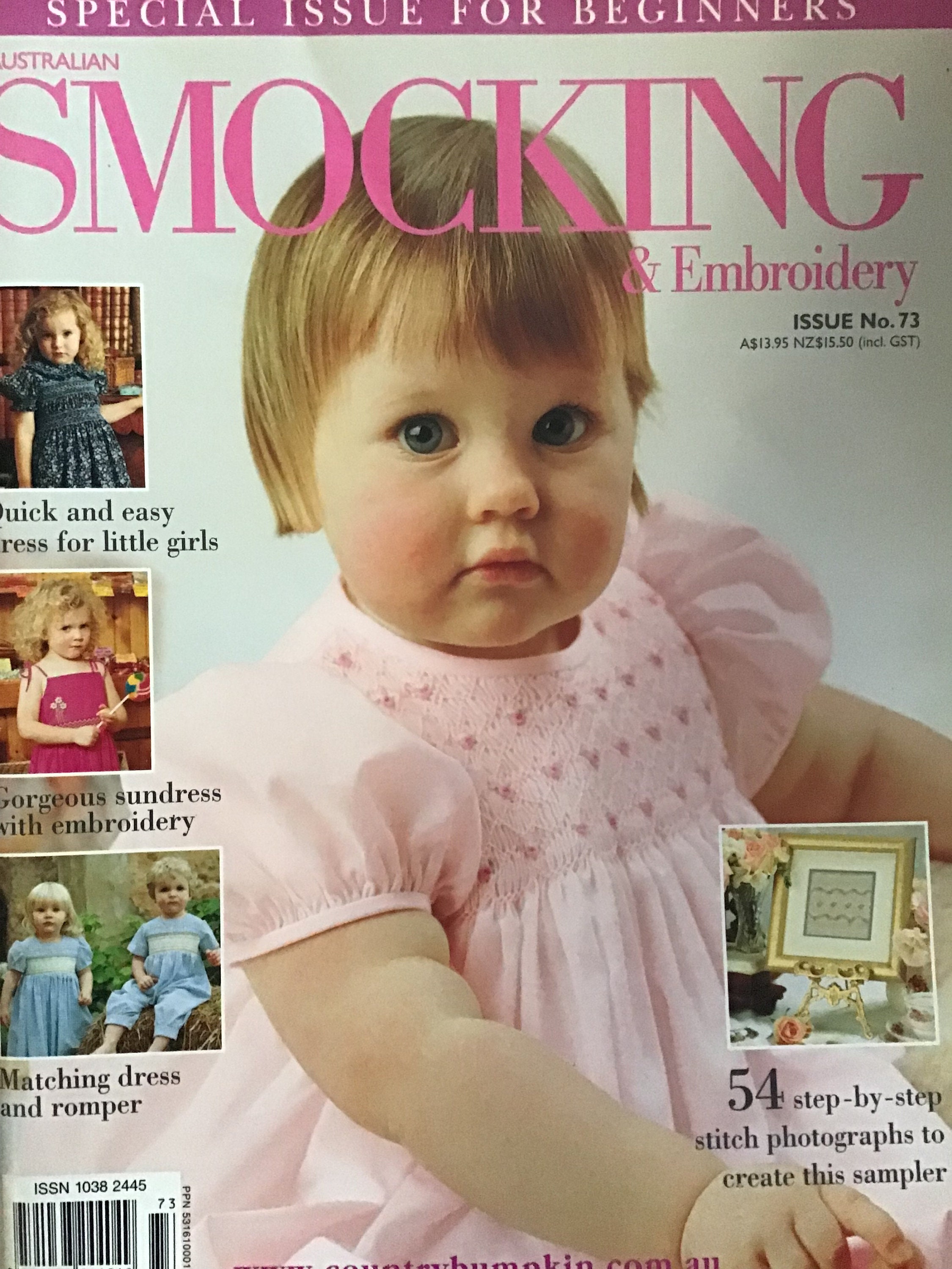 Australian Smocking Embroidery Magazine Issue #73 - Girl's Dress
