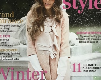 Burda Magazine December 2011 Sewing Pattern Women's Dress