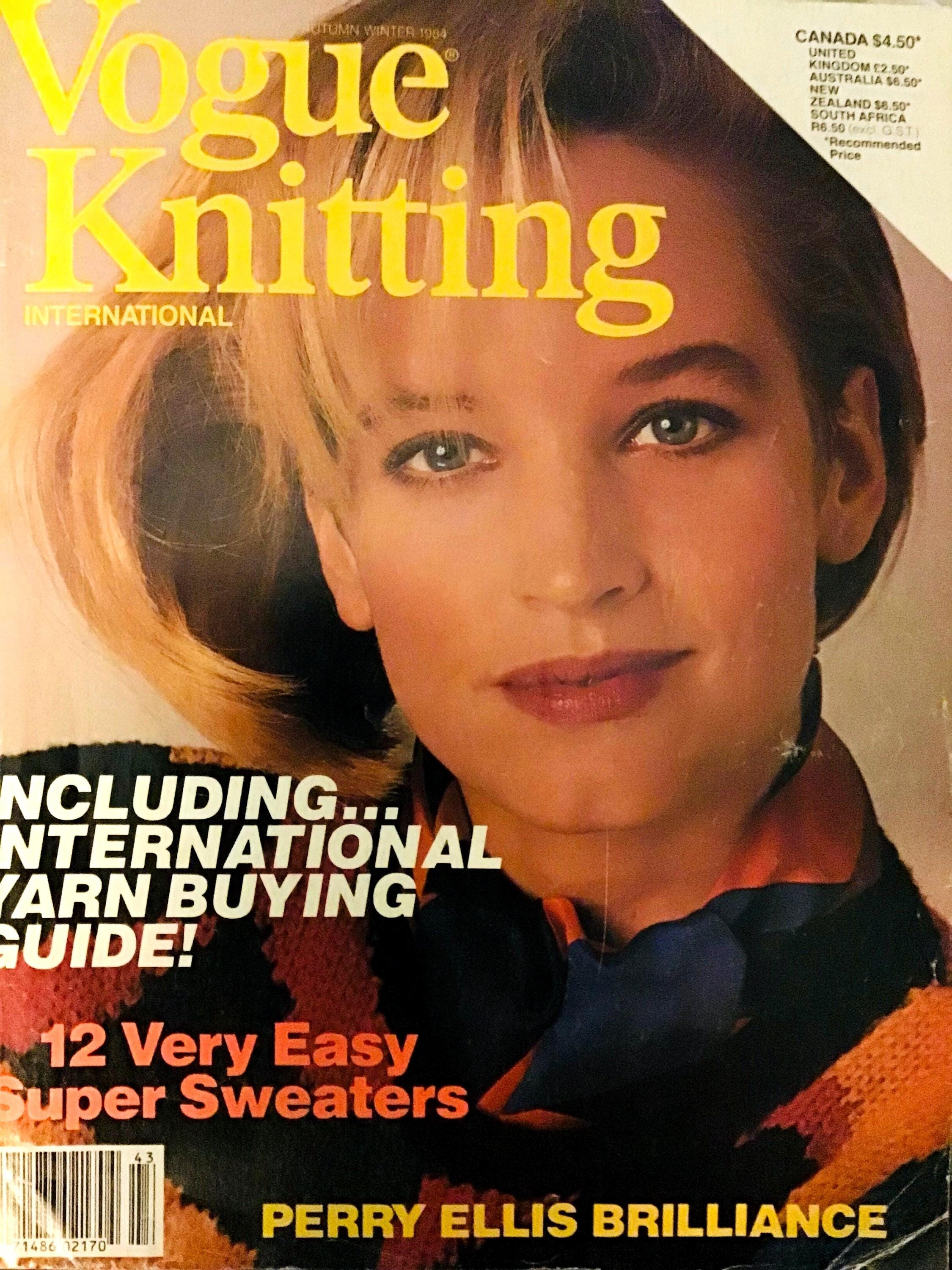 Vogue Knitting International Magazine Autumn Winter 1984 - Women's