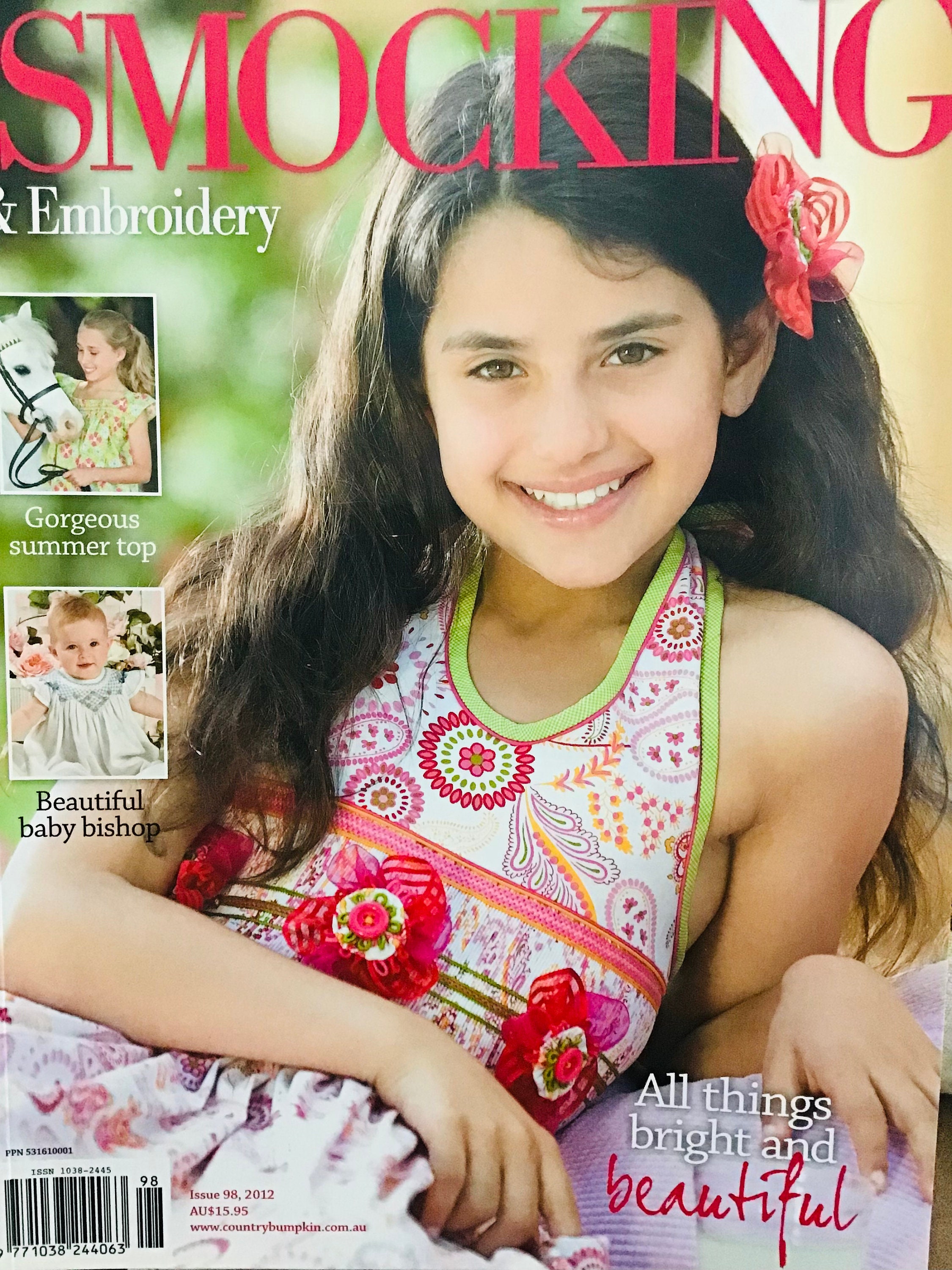 Australian Smocking & Embroidery Issue No. 98 2012 - Sewing