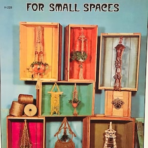 Macrame Book Macrame Appendini per piccoli spazi - Originale non un PDF