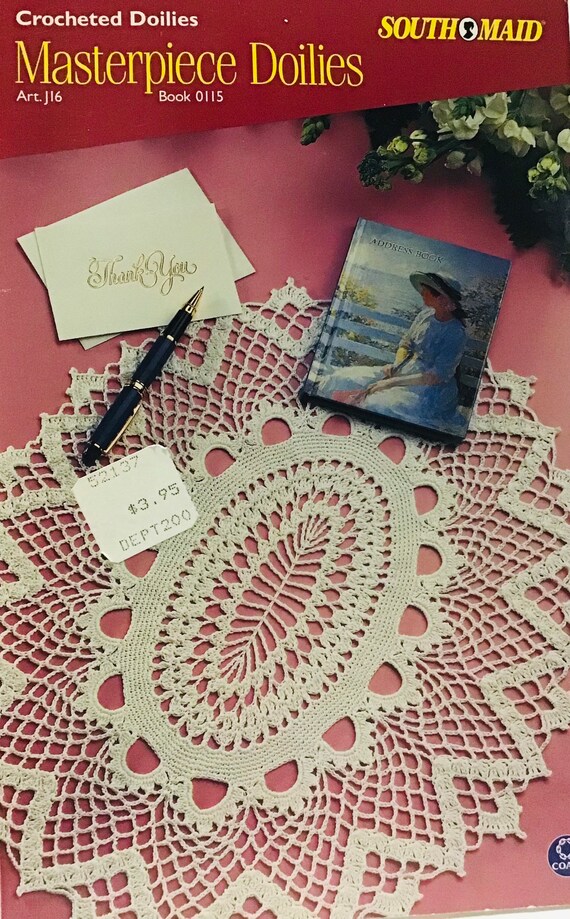 South Maid Crochet Pattern Book Crocheted Doilies Masterpiece Etsy