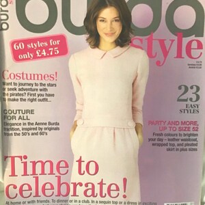 Burda Sewing Pattern Magazine January 2013 Women’s Dress Skirt Coat Star Wars Costume Pirate