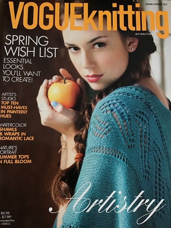 Vogue Knitting International Magazine Spring/summer 2012 30 Etsy