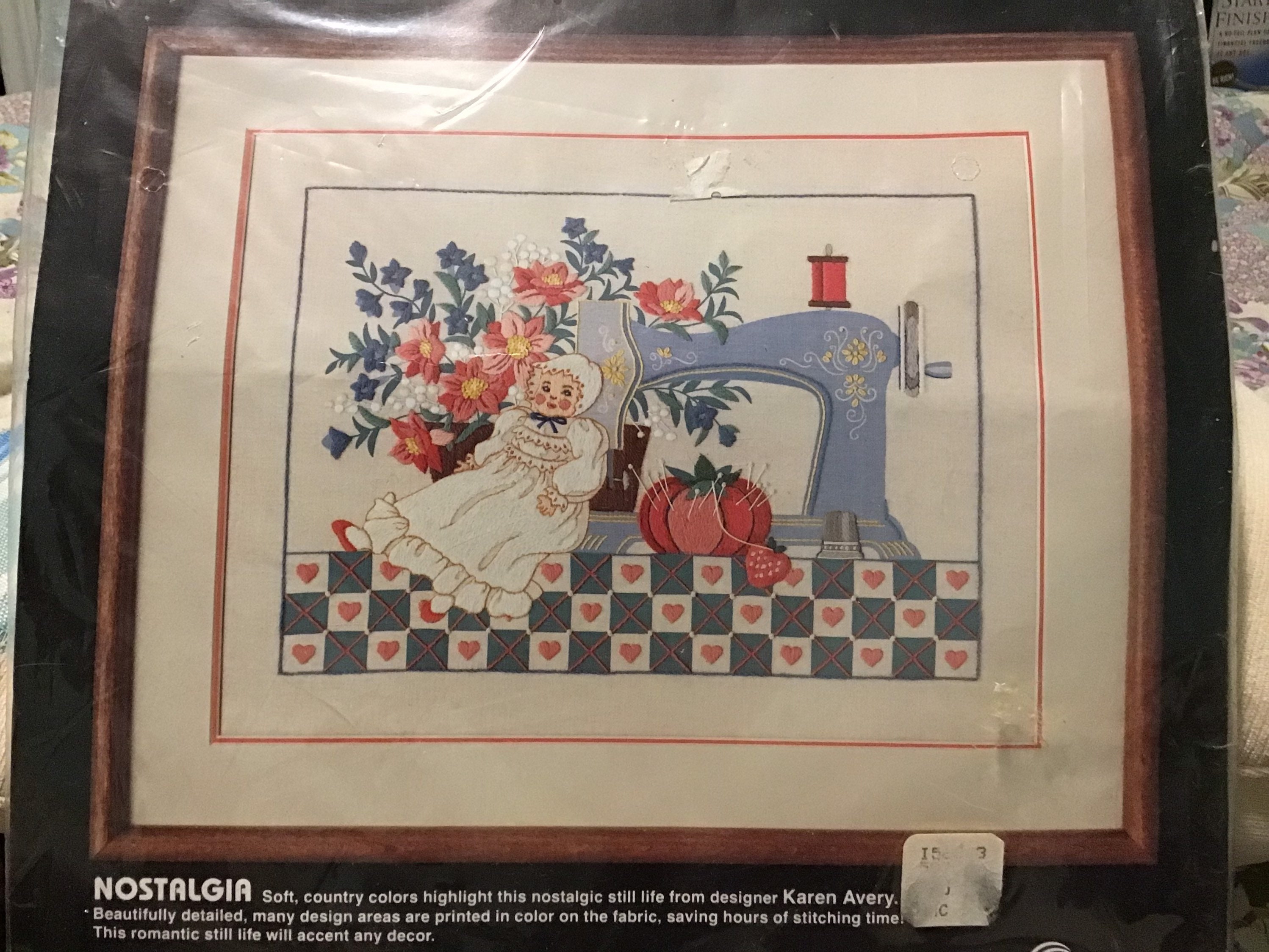 Vintage Dimensions Crewel Embroidery Nostalgia by Karen Very Etsy