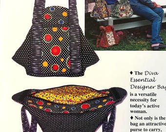 Sewing Pattern Thumbuddy Special The Diva Essential Designer Bag -  ORIGINAL NOT PDF