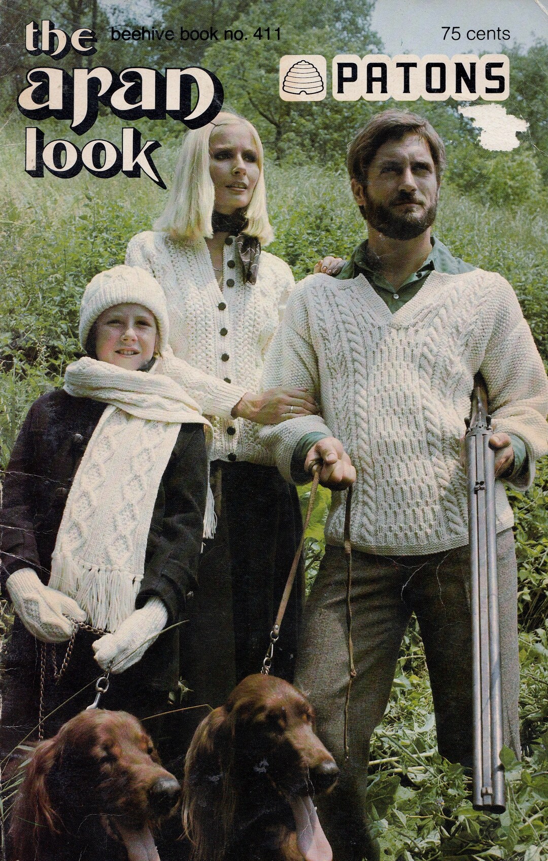 Knitting Pattern Aran Look Men's Womens' Children's Cardigan, Sweater ...