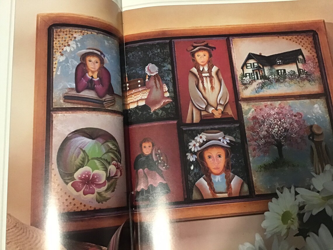 Acrylic Tole Decorative Painting Book Pattern Long Ago or Far Etsy