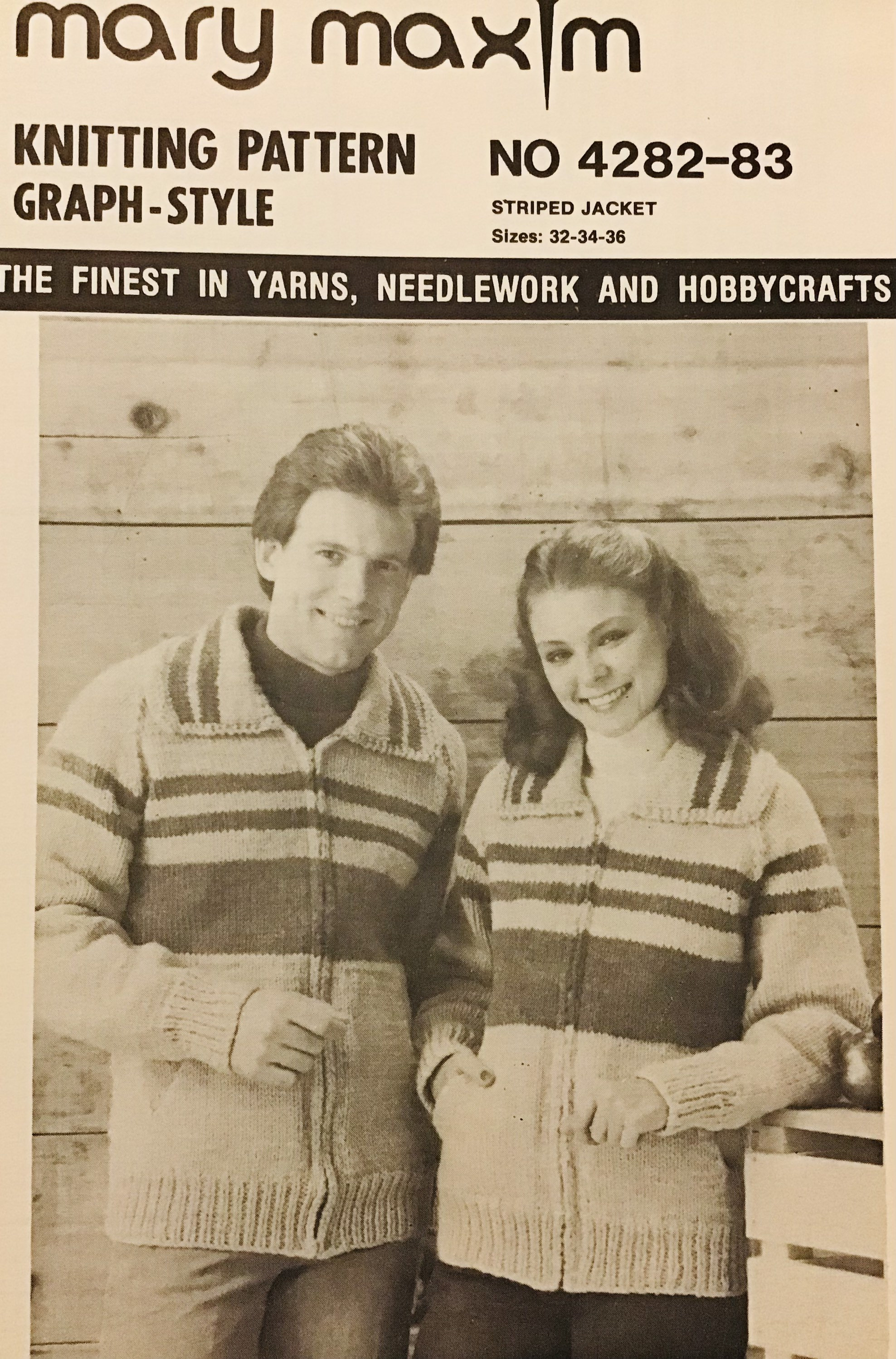 Mary Maxim Strickmuster Graph Style Erwachsene Damen Herren