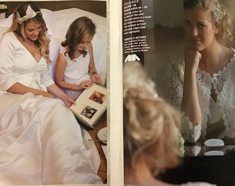 Burda Sewing Pattern Magazine February 2012 Women's Wedding Dress