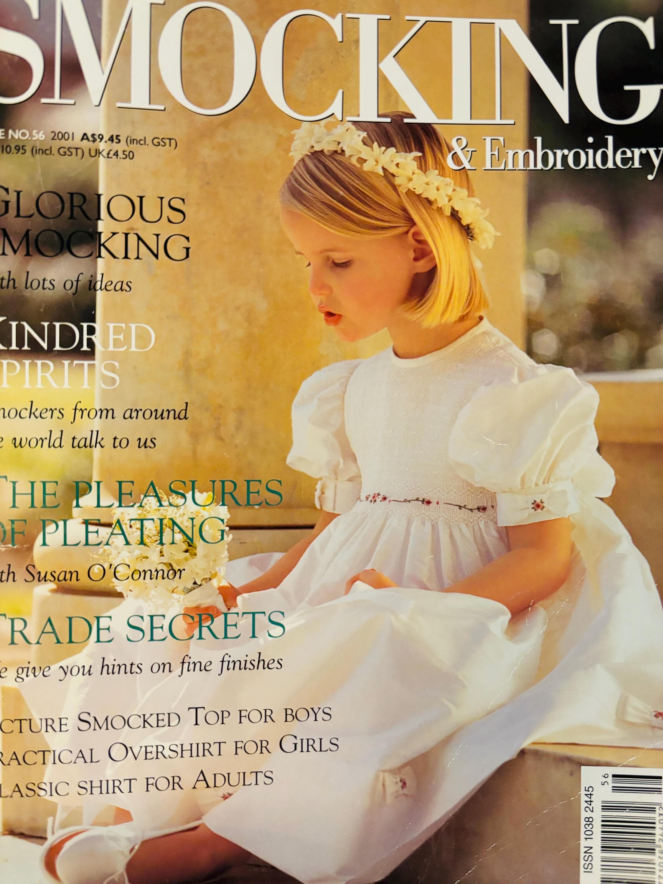 Australian Smocking & Embroidery Issue No. 56 -2001- Sewing