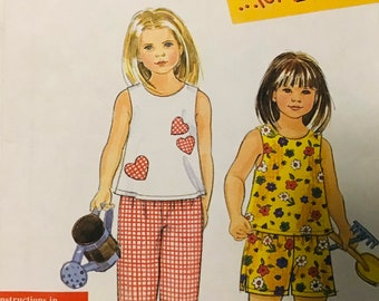 Sewing Pattern Simplicity 8609 Girls' Size 2-3-4-5-6-6X Chest 21