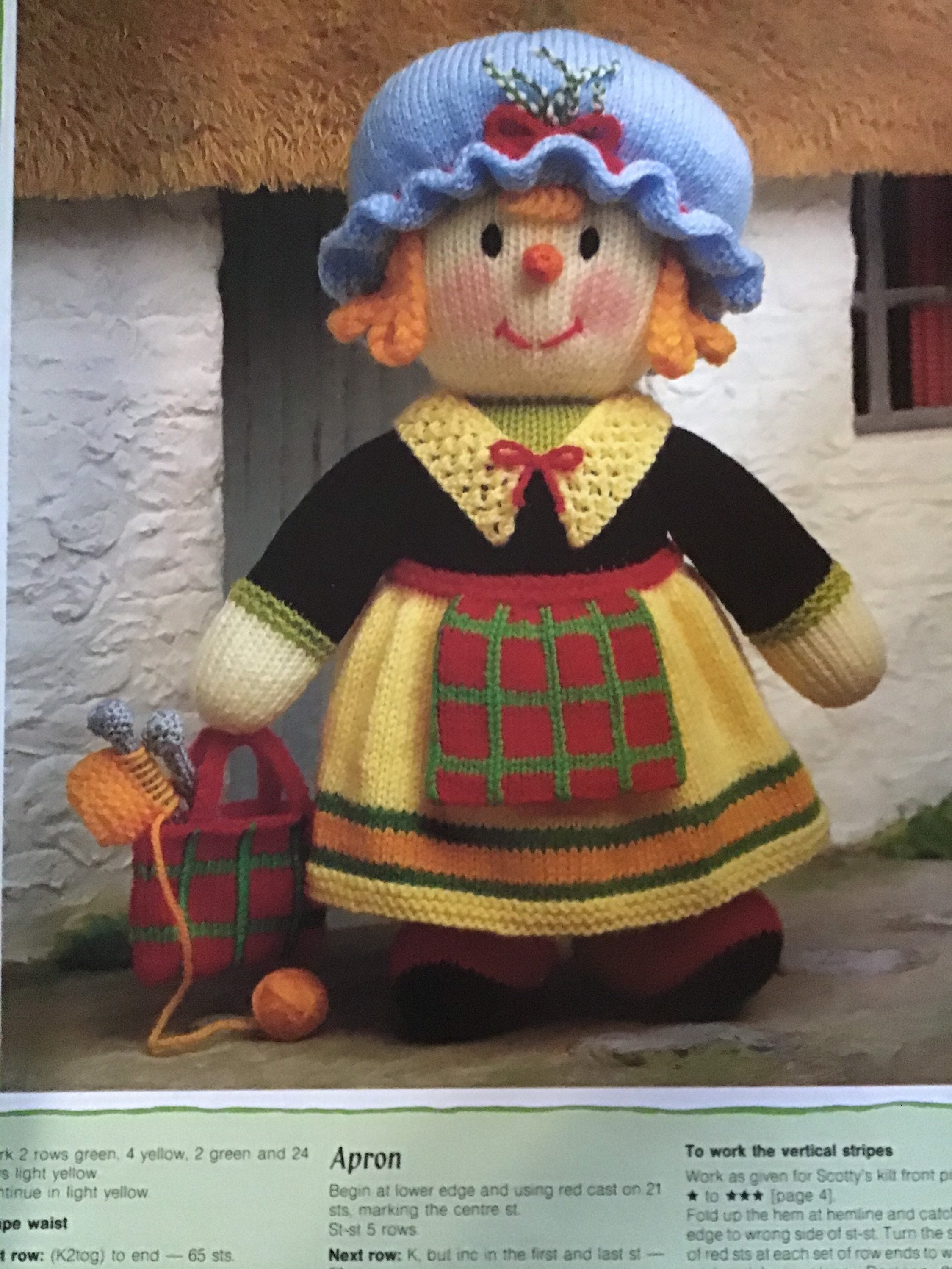Knitting Pattern Jean Greenhowes MacScarecrow Clan Stuffed Etsy