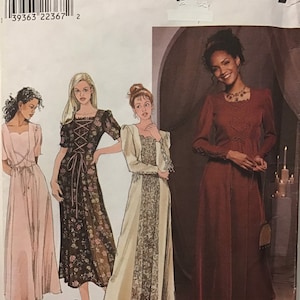 Schnittmuster Einfachheit 8471 Damen Fit und Flared Kleid Sweetheart Ausschnitt - Größe 12-14-16 ungeschnitten FF