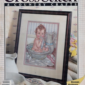 Cross Stitch - Country Crafts Sept/Oct 90 - 19 Projects - Santa doll