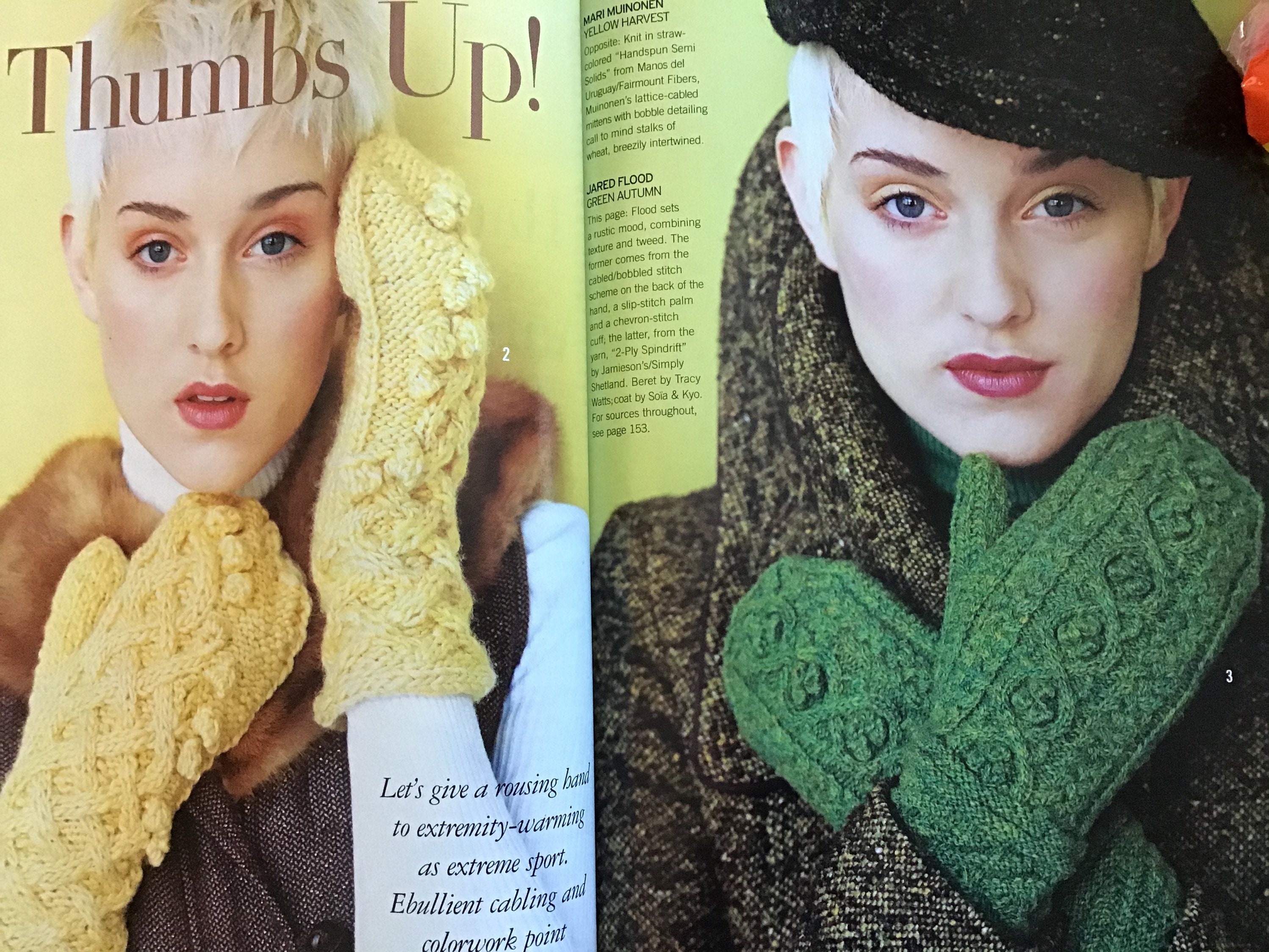 VOGUE Knitting International Magazine Fall 2008 Smitten with Mittens