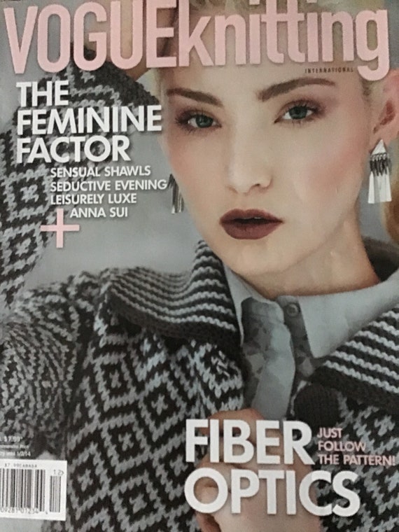 Vogue Knitting International Magazine Women's Shawl by Etsy
