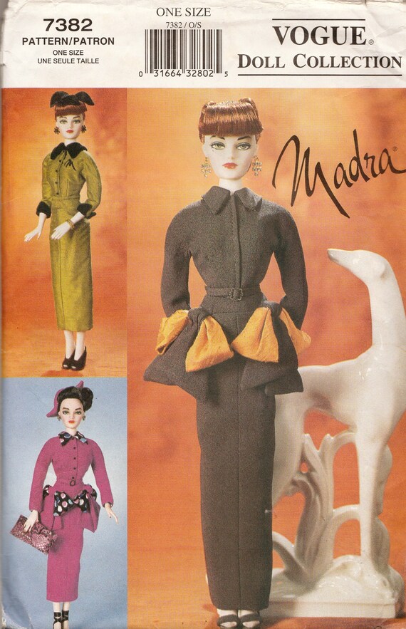 Vogue Dress Doll Clothes Sewing Pattern Tyler Tonner