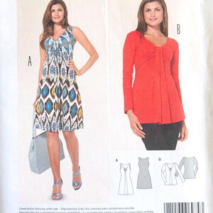 Sewing Pattern Burda 6974 Womens’  Misses’ Close-Fitting Fitting Dress & Shirt  - Size 8-10-12-14-16-18-20 Uncut FF - Envelope shelfwear