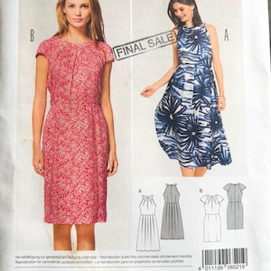 Sewing Pattern Burda 6521 Women’s Semi-Fitted Dress - Size 8-10-12-14-16-18 - Uncut FF