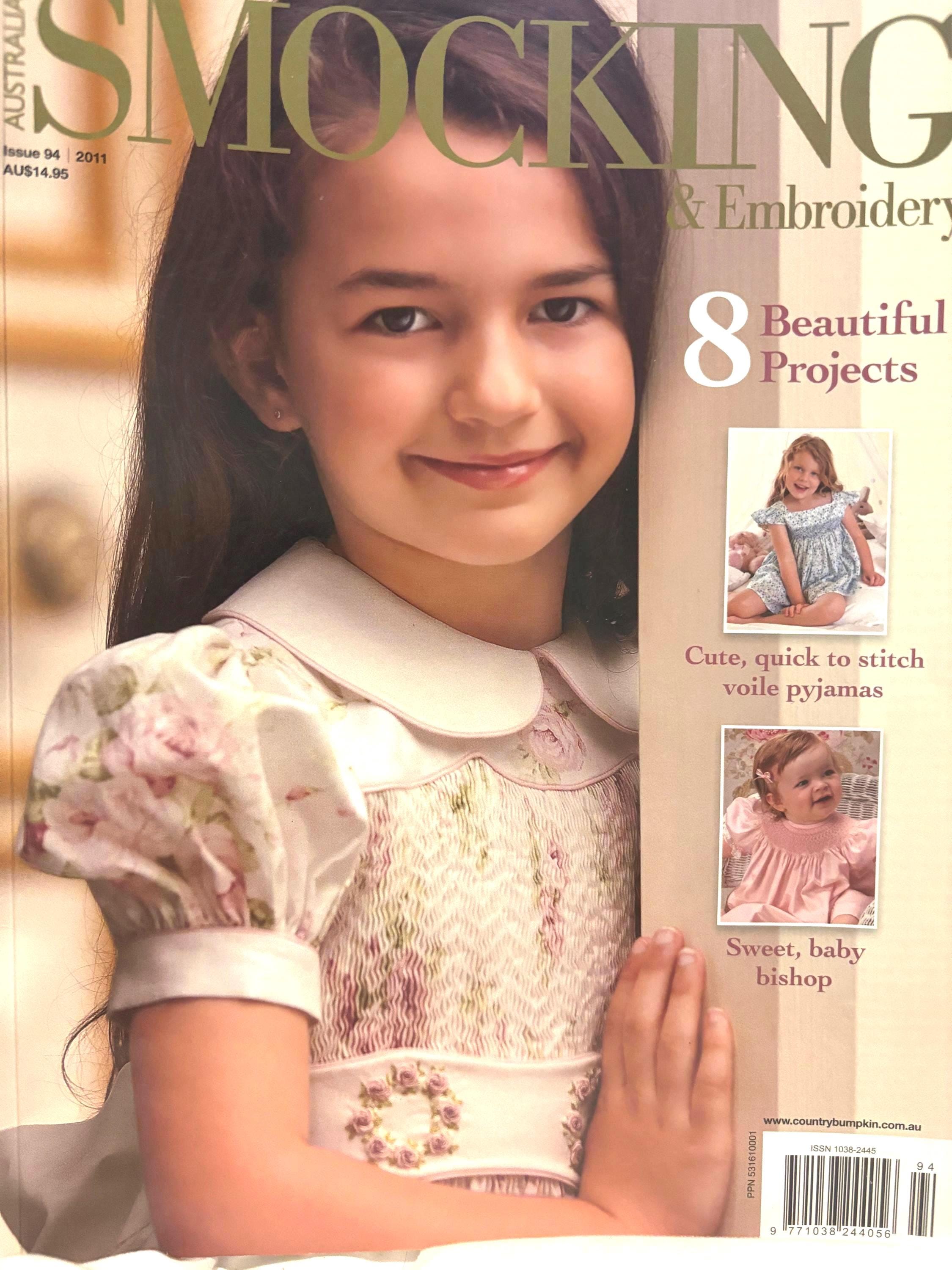 australian smocking ＆embroidery issue22 Issue No. 22 Australian Smocking and Embroidery Magazine RARE