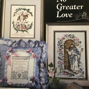 Stoney Creek Cross Stitch Pattern Book 107 - No Greater Love Religious - 6 Designs