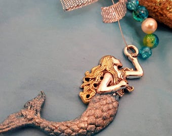 Sparkly Mermaid Ornament: Handmade Christmas Tree Decoration