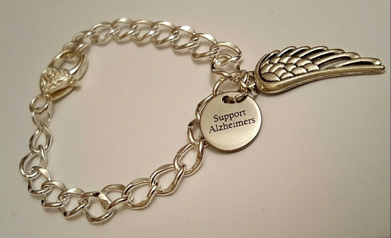 Alzheimers Awareness / Alzheimers Bracelet / Dementia Bracelet Etsy UK
