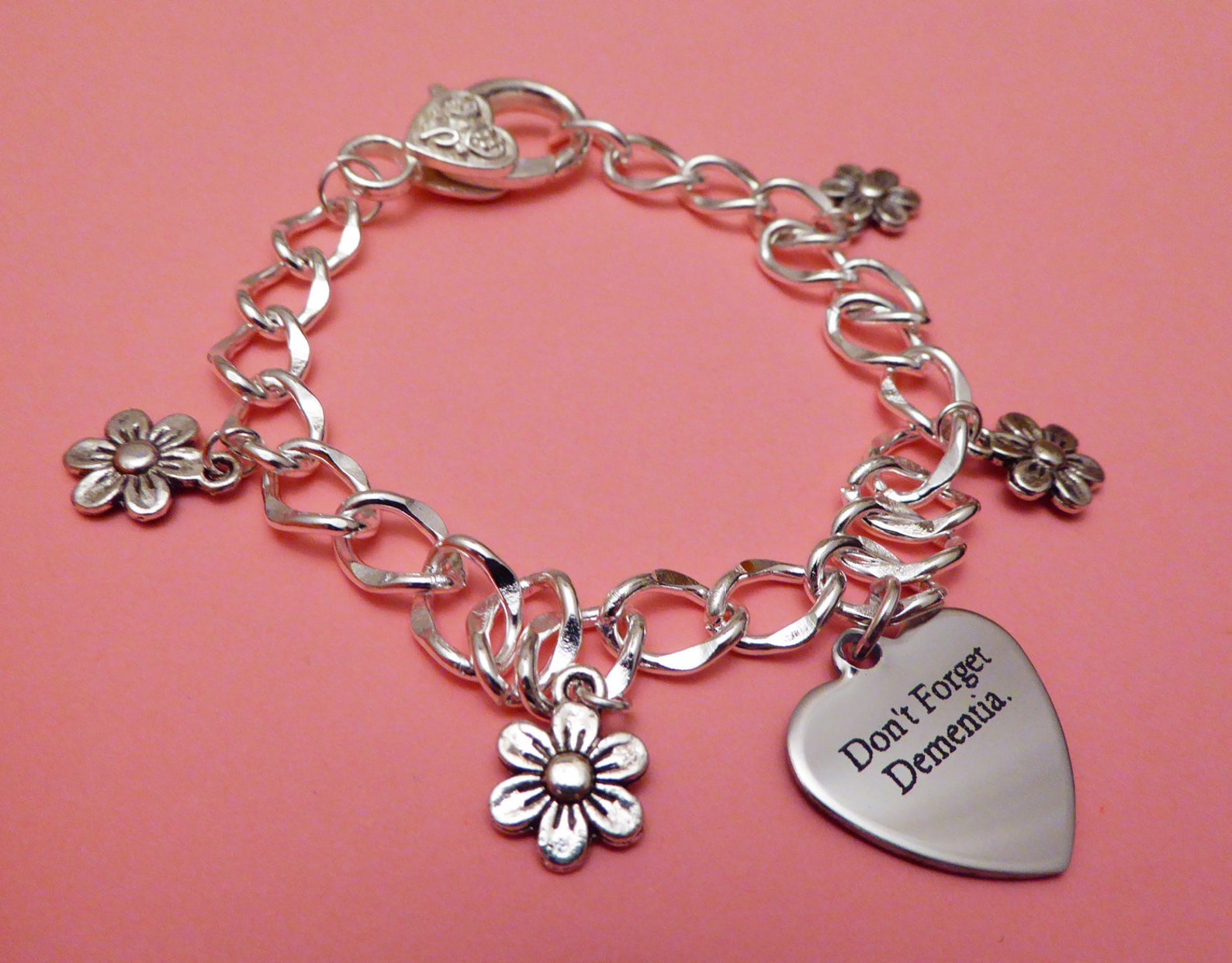 Dementia Awareness Bracelet / Dementia Charm / Alzheimers Etsy