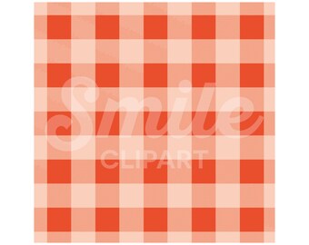 Red plaid buffalo check seamless pattern vector illustration - 00045