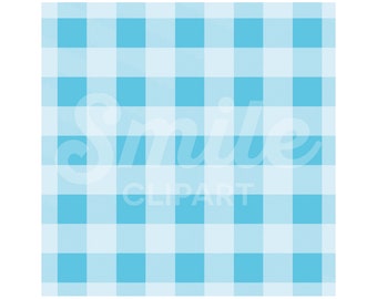 Blue plaid buffalo check seamless pattern vector illustration - 00035