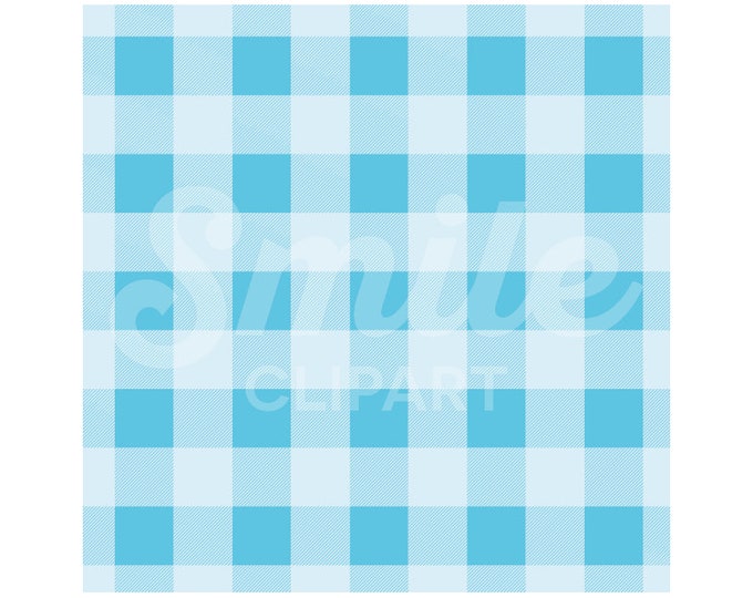 Blue plaid buffalo check seamless pattern vector illustration - 00035