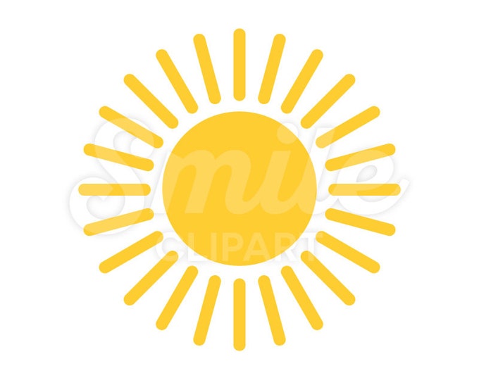 Sun weather sunshine sunny day vector illustration - 00022