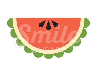 Watermelon wedge  fruit vector illustration - 00036