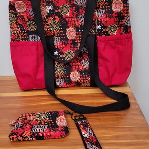 Brandweer Tote Bag, Coin Purse en Lanyard Set, 3-delige set