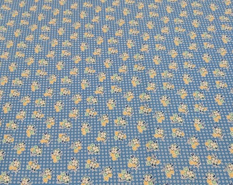 Penny's Dollhouse-Lake Flower Cotton Fabric Designed by Darlene Zimmerman for Robert Kaufman Fabrics