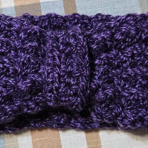 Headband-Solid Purple with band